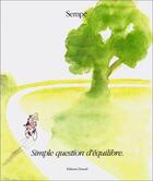 Couverture du livre « Simple question d'équilibre » de Jean-Jacques Sempe aux éditions Denoel