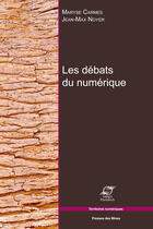 Couverture du livre « Les debats du numerique » de Carmes/Noyer aux éditions Presses Des Mines Via Openedition