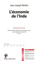 Couverture du livre « L'économie de l'Inde » de Jean-Joseph Boillot aux éditions La Decouverte