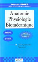 Couverture du livre « Anatomie Physiologie Biomecanique » de J-P Doutreloux aux éditions Vigot