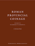 Couverture du livre « Roman provincial coinage VII : de Gordien Ier à Gordien III 1 : province d'Asie » de  aux éditions Bnf Editions