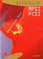 Couverture du livre « Sciences industrielles pour l'ingénieur ; 1ère année mpsi pcsi » de Lodier aux éditions Tec Et Doc