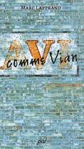 Couverture du livre « V comme Vian » de Marc Lapprand aux éditions Presses De L'universite De Laval