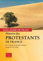 Couverture du livre « Histoire des protestants de France, depuis les origines de la Réformation jusqu'au XIXe siècle » de Guillaume De Felice aux éditions Durand Peyroles