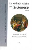 Couverture du livre « Le Midrash Rabba Sur La Genese T.4 » de Maurice Mergui aux éditions Nouveaux Savoirs
