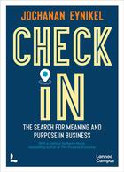 Couverture du livre « Check-in the search for meaning and purpose in business » de Jochanan Eynikel aux éditions Lannoo