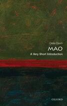 Couverture du livre « Mao: A Very Short Introduction » de Davin Delia aux éditions Oup Oxford