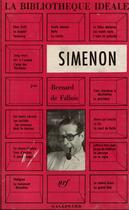 Couverture du livre « Simenon » de Bernard De Fallois aux éditions Gallimard