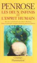 Couverture du livre « Deux infinis et l'esprit humain (les) » de Roger Penrose aux éditions Flammarion