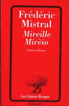 Couverture du livre « Mireille ; Mireo » de Frederic Mistral aux éditions Grasset Et Fasquelle