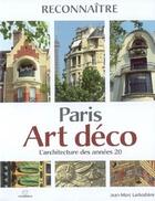 Couverture du livre « Paris art déco » de Jean-Marc Larbodiere aux éditions Massin