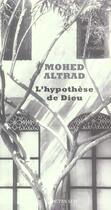 Couverture du livre « L'hypothese de dieu » de Mohed Altrad aux éditions Actes Sud