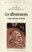 Couverture du livre « AFFRONTEMENTS » de Pur aux éditions Pu De Rennes