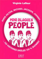 Couverture du livre « Mini-blagues people » de Virginie Lafleur aux éditions First