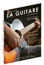 Couverture du livre « J'apprends la guitare tout simplement » de Christophe Bellieres aux éditions F2m