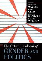 Couverture du livre « The Oxford Handbook of Gender and Politics » de Georgina Waylen aux éditions Oxford University Press Usa