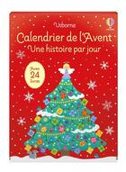 Couverture du livre « Calendrier de l'avent : une histoire par jour » de  aux éditions Usborne