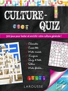 Couverture du livre « Culture-quiz » de  aux éditions Larousse