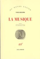 Couverture du livre « La musique » de Yukio Mishima aux éditions Gallimard