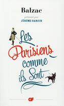 Couverture du livre « Les Parisiens comme ils sont » de Honoré De Balzac aux éditions Flammarion