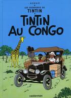 Couverture du livre « Les aventures de Tintin Tome 2 : Tintin au Congo » de Herge aux éditions Casterman