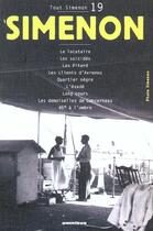 Couverture du livre « Tout simenon tome 19 (centenaire) - vol19 » de Georges Simenon aux éditions Omnibus
