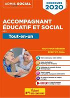 Couverture du livre « Accompagnant éducatif et social, AES ; tout-en-un (édition 2020) » de Marion Gauthier aux éditions Vuibert