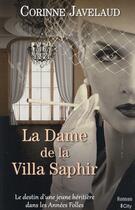 Couverture du livre « La dame de la Villa Saphir » de Corinne Javelaud aux éditions City