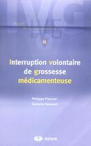Couverture du livre « Ivg medicamenteuse » de Danielle Hassoun aux éditions Vuibert