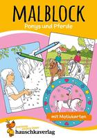 Couverture du livre « Malblock - Ponys und Pferde » de Gisela Specht aux éditions Hauschka Verlag