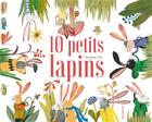 Couverture du livre « 10 petits lapins » de Vanessa Hie aux éditions Seuil Jeunesse