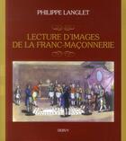 Couverture du livre « Lecture d'images de la franc-maçonnerie » de Philippe Langlet aux éditions Dervy