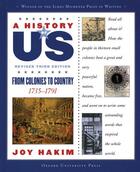 Couverture du livre « A History of US: From Colonies to Country: 1735-1791 A History of US B » de Hakim Joy aux éditions Oxford University Press Usa