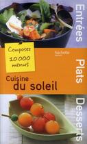 Couverture du livre « Cuisine du soleil » de  aux éditions Hachette Pratique