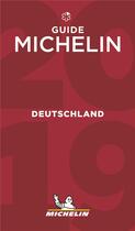Couverture du livre « Guide rouge Michelin : Deutschland (édition 2019) » de Collectif Michelin aux éditions Michelin