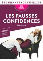 Couverture du livre « Les fausses confidences - bac 2023 » de Pierre De Marivaux aux éditions Flammarion