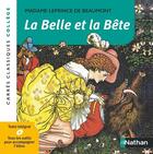 Couverture du livre « La belle et la bête » de Jeanne-Marie Leprince De Beaumont et Cecile De Cazanove aux éditions Nathan