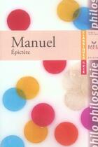 Couverture du livre « Manuel » de Epictete aux éditions Hatier