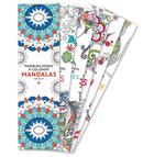 Couverture du livre « Marque-pages à colorier ; mandalas » de  aux éditions Marabout