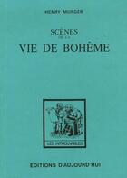 Couverture du livre « Scènes de la vie de Bohème » de Henry Murger aux éditions L'harmattan