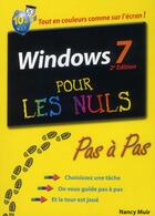 Couverture du livre « Windows 7 pas à pas pour les nuls (2e édition) » de Nancy Muir aux éditions First Interactive