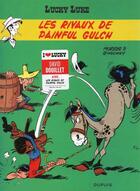 Couverture du livre « Lucky Luke Tome 19 : les rivaux de Painful Gulch » de Rene Goscinny et Morris aux éditions Dupuis