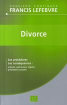Couverture du livre « Divorce » de  aux éditions Lefebvre