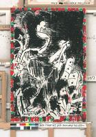 Couverture du livre « Pierre Alechinsky ; à contre-vent » de Pierre Alechinsky et Helene Cixous aux éditions Galerie Lelong