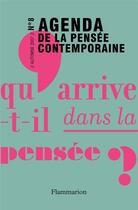 Couverture du livre « Agenda de la pensée contemporaine t.8 » de Francois Jullien aux éditions Flammarion