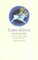 Couverture du livre « Contes siberiens renne du soleil » de Passaret Am aux éditions Ecole Des Loisirs