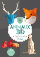 Couverture du livre « Animaux 3d » de  aux éditions Solar