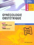Couverture du livre « Gynecologie-obstetrique » de David-Montefiore E. aux éditions Elsevier-masson