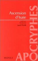 Couverture du livre « Ascension d'Isaïe » de Enrico Norelli aux éditions Brepols