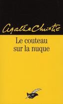 Couverture du livre « Le couteau sur la nuque » de Agatha Christie aux éditions Editions Du Masque